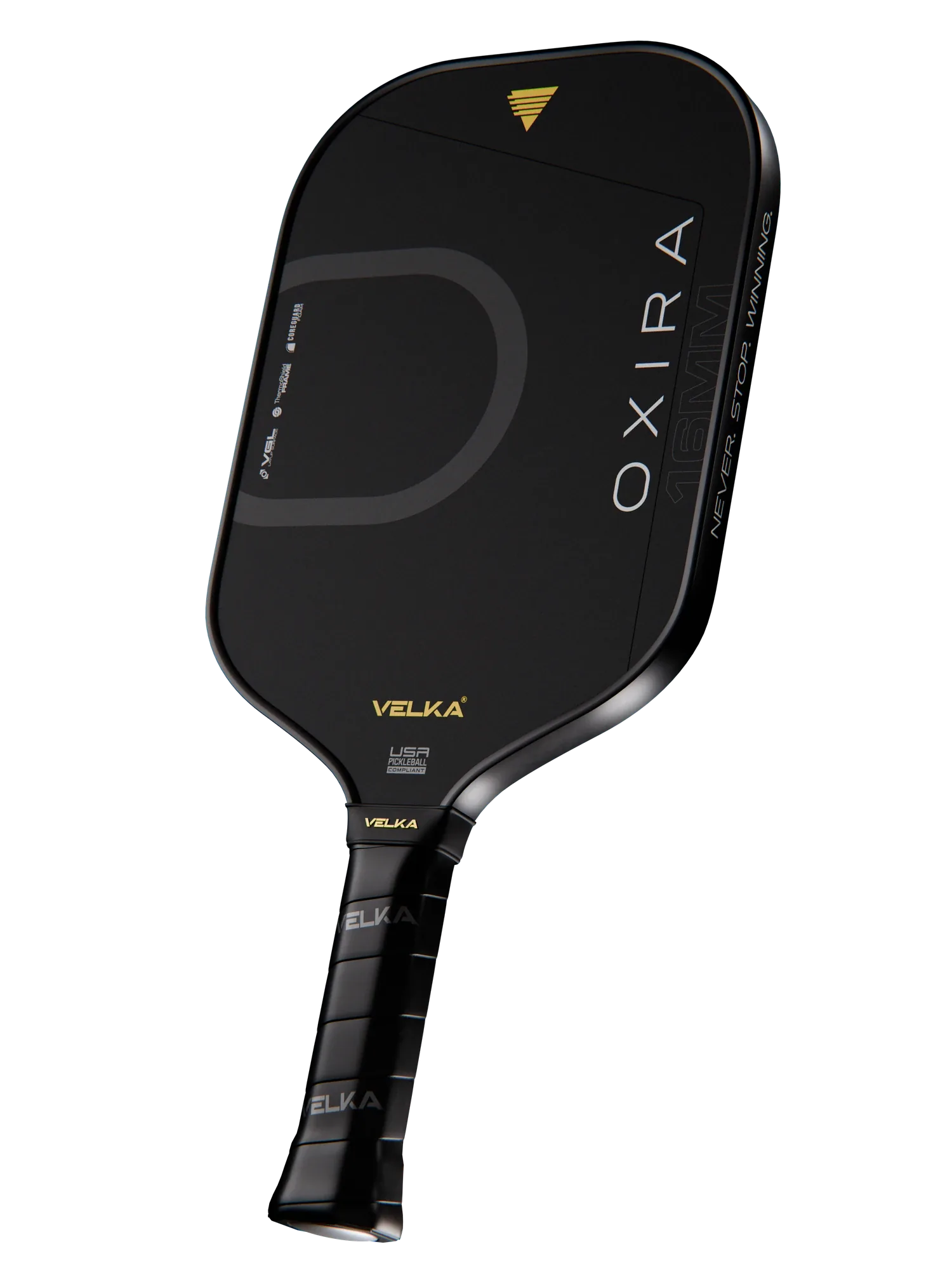  クリオ ブラックダマスク Velka Oxira 16mm Pickleball Paddle | Proprietary VGL™ Technology